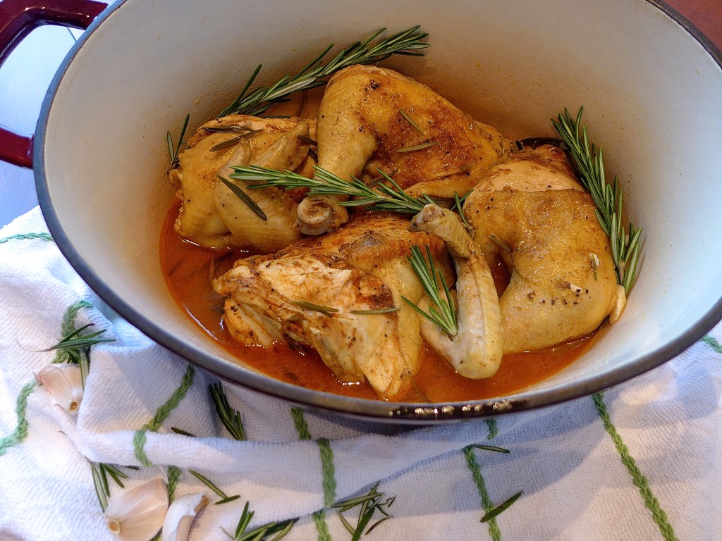 Braised Chicken With Rosemary Dig In With Dana